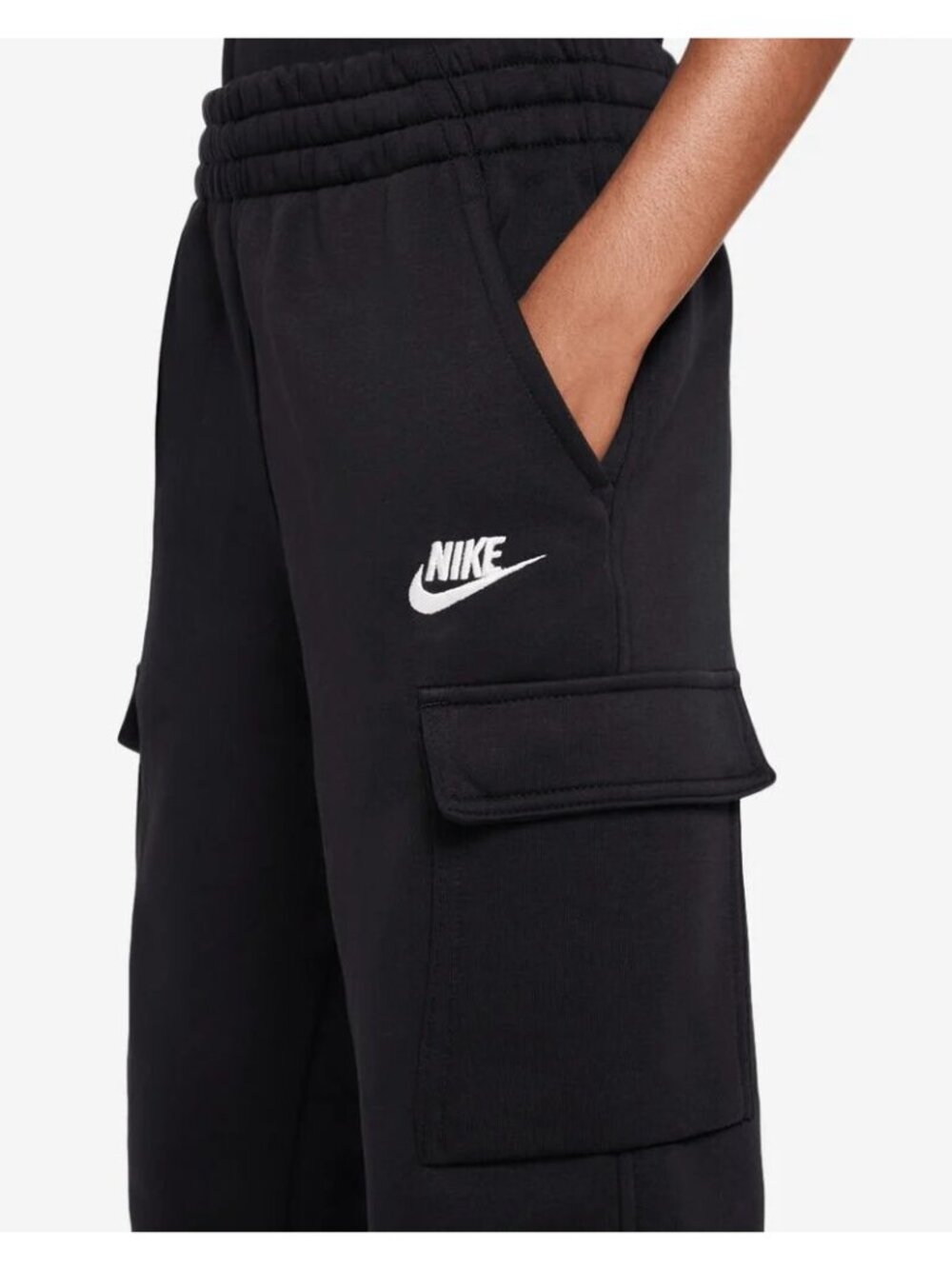 Unisex Nike Grade School Club Fleece Cargo Pants Size S&M